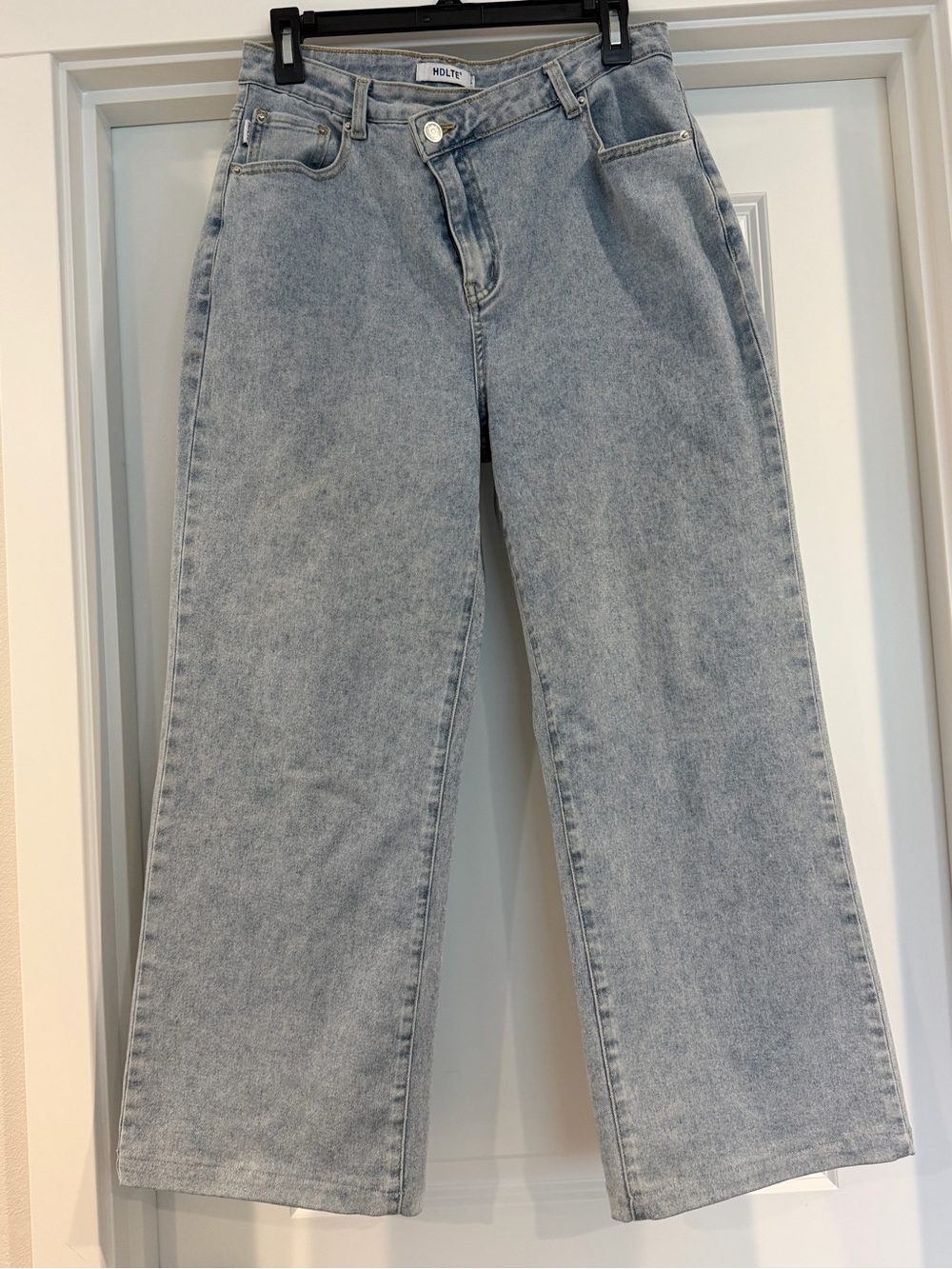 Light Wash Wide Leg Jeans for Women